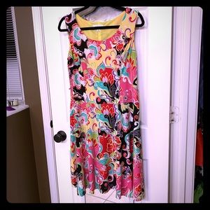 Fun colorful jersey dress